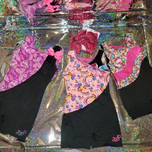 Girls Jojo Siwa gymnastic/dance leotards